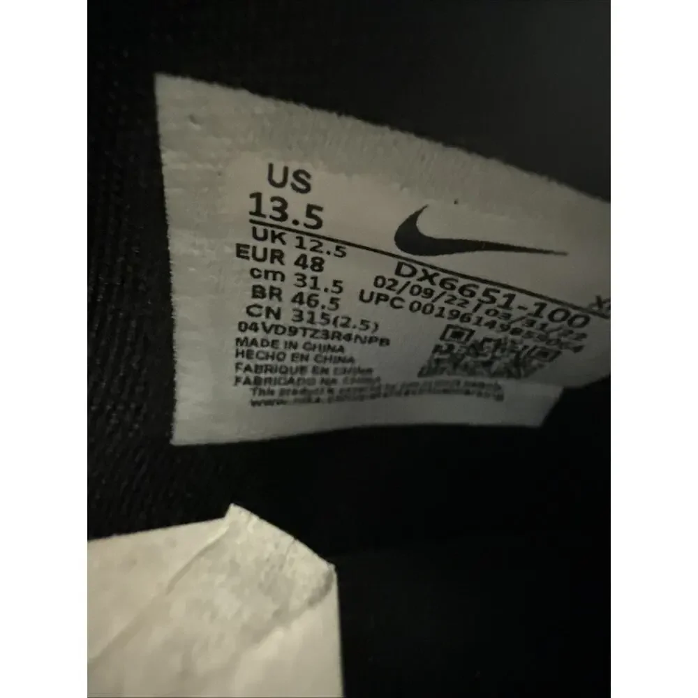 Size 13.5 - Nike Kyrie Low 5 TB Promo White Black DX6651-100 OG Box Hoop Shoe